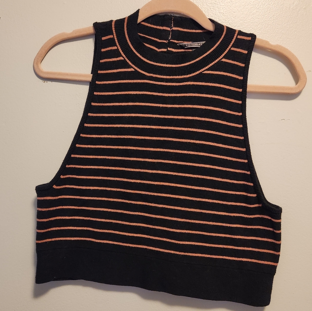 Knit Striped Crop
